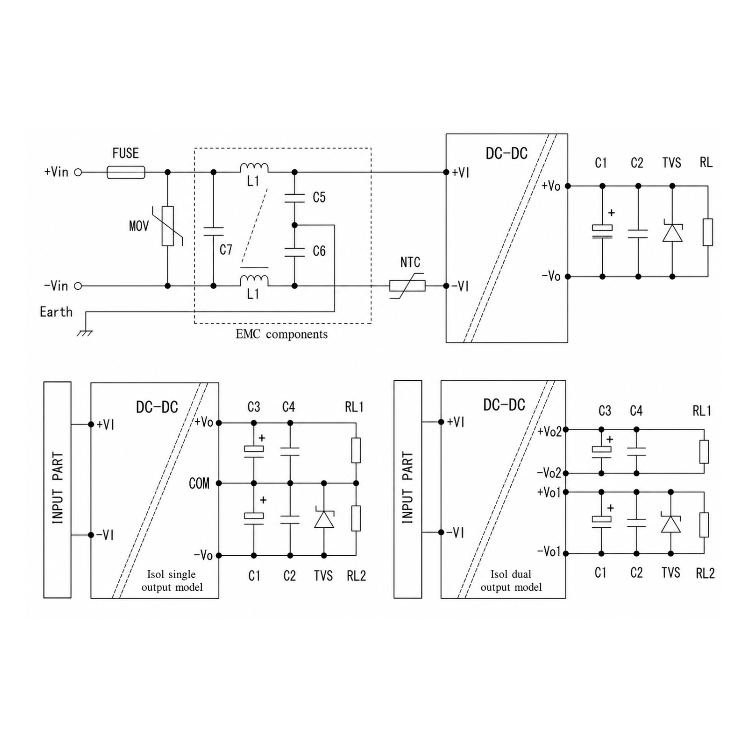 GH15-V2Xxx-S DC-DC Power Supply Module – Ultra Wide Input, Isolated Single/Dual Output - Image 3
