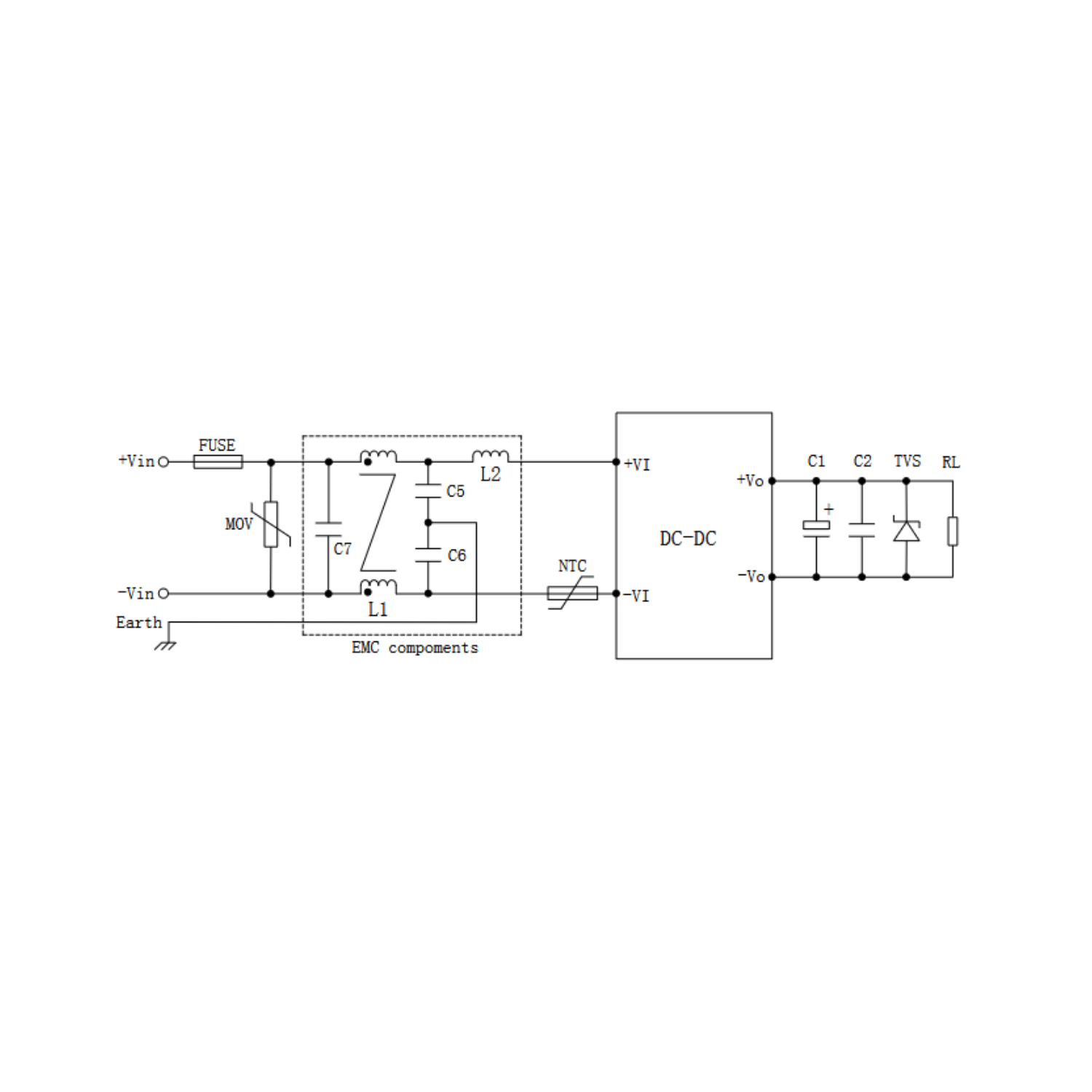 GH150-V3Sxx-S-CE DC-DC Power Supply Module – Ultra Wide Input, Isolated Single Output, CE Certified - Image 3