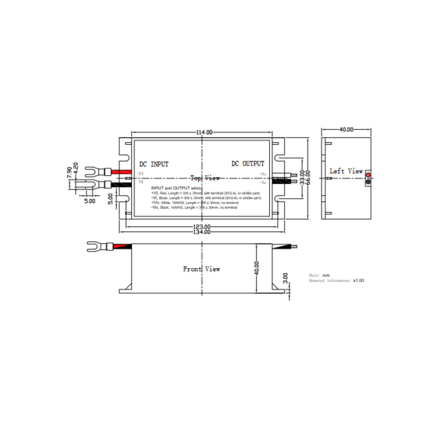 GH50-V2Sxx-C-UL DC-DC Power Supply Module – Ultra Wide Input, Constant Current & Constant Voltage Output - Image 3