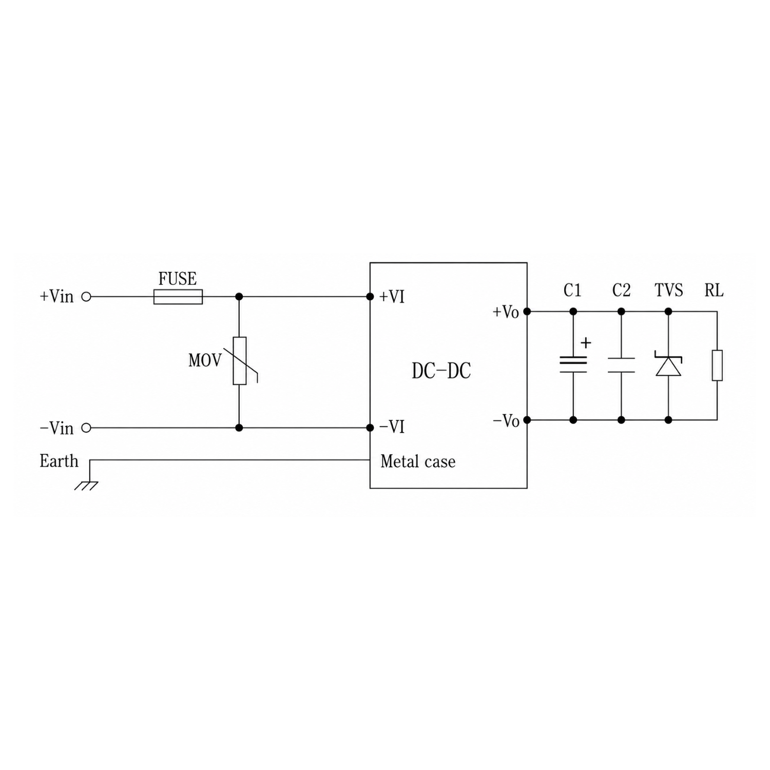 GH75-CNxx(-Lxx) DC-DC Power Supply Module – Ultra Wide Input, Isolated Single Output - Image 2
